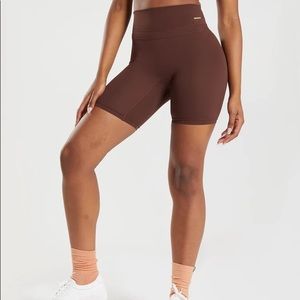 Gymshark Whitney Simmons Cycling Shorts Rekindle Brown M